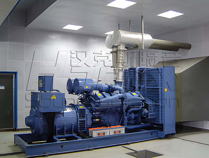 柴油發電機房隔音降噪現場實例 柴油發電機房隔音降噪現場實例