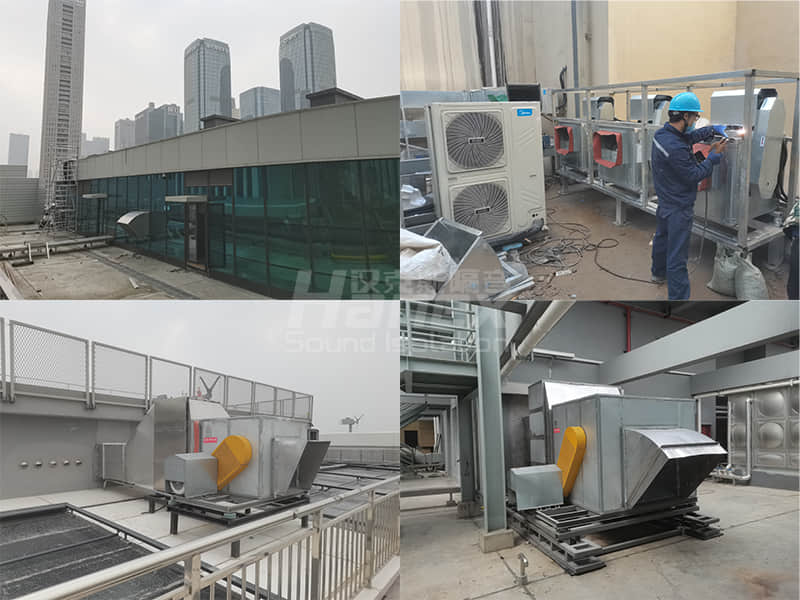 錢江世紀城G-02地塊裙樓樓頂設備降噪項目案例 錢江世紀城G-02地塊裙樓樓頂設備降噪項目案例